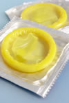 close up of condoms
